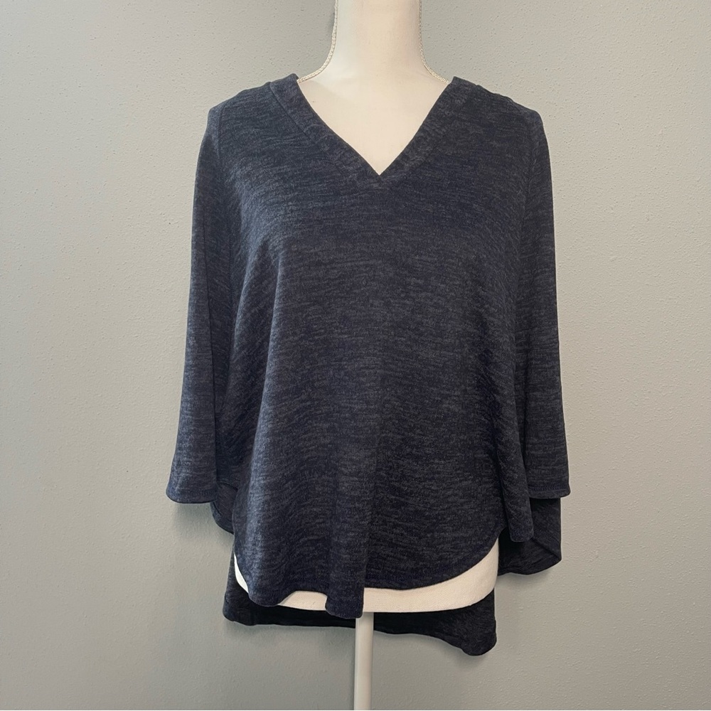 Love In hooded poncho sweatshirt